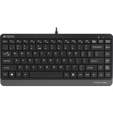 A4 Tech FK11 Q Usb Kablolu Mm Mini Gri Siyah Klavye
