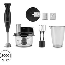 Karaca Pro-Multimax Mutfak Robotu 2000 W Onyx Black 1,5 lt Kapasite ile Çok Fonksiyonlu Kullanım