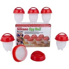 Empressco Pratik ve Şık Silikon Yumurta Haşlama Kabı Seti (6'lı)