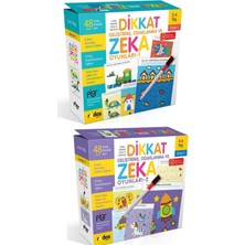 Piar Kids 4-6 Yaş Okul Öncesi Dikkat Geliştirme Odaklama ve Zeka Oyun Seti