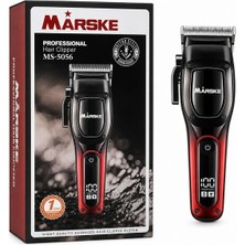 Marske MS-5056 Profesyonel Traş Makinesi (Kırmızı)
