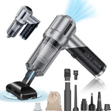Gold Orion ST-6655 27500PA Şarjlı Araç Süpürgesi - 75000RPM Yüksek Performanslı 9 Başlıklı Set