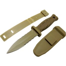 İlkyaz Fashion Gerber Knives S30V Haki Av Bıçağı 22CM - Testere Detaylı, Kılıflı