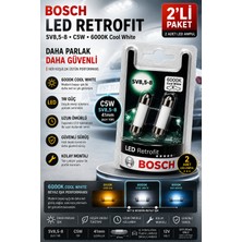 Bosch C5W 41MM 6000K LED Retrofit Cool White Iç Aydınlatma Plaka Ampulü 2'li Paket
