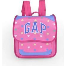 Gap Kids Kapaklı Anaokulu Sırt Çantası Pembe 33x33x12 cm Ergonomik Tasarım