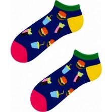 Carnaval Socks Fast Food  Desenli Patik Çorap