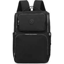 Smart Bags SMBYB3000-0001 Siyah Kadın Bebek Bakım Sırt Çantası