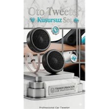 Uravas Store TS-S250 Eversonic Tweeter Seti 350W Yüksek Performans Kristal Netliğinde Tiz Ses Hoparlörü  723158