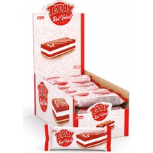 Elvan Today Red Velvet Kek 40 Gr 24'lü Paket İçindekilerle Lezzetli Atıştırmalık