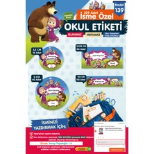 Okul Etiketi Kalem Defter Etiketi Özel Isim Yazılabilen Etiket Seti - Isim Etiketi OE139-T1236-OE139