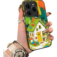 HONTINGA Tecno Spark 20 Pro ile Uyumlu Kılıf Silikon Kenar Sert Arka Kamera Koruyucu Basitlik Anti Düşme Kamera Korumalı Ev Desen Couple Telefon Kılıfı Kadın ve Erkek Için Uygundur K1-1501