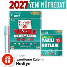 Tonguç Akademi 5. Sınıf 2. Dönem 1 ve 2. Yazılı Yazılı Denemeleri ve Yazılı Notları