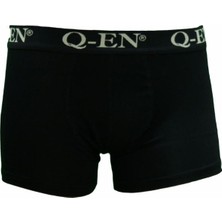 Q - En Bambu Erkek Boxer Külot Don 500 Lacivert
