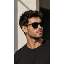Quinley Signature Black UV400 Gerçek Polarize Cam Korumalı Siyah Erkek Güneş Gözlüğü