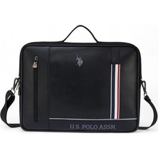 U.S. Polo Assn. Logo Detaylı Erkek Laptop & Evrak Çantası