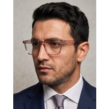 Quinley Vıla Brown Mavi Işık Korumalı Ekran Gözlüğü Kahverengi Erkek-Premium Series Çelik Menteşeli