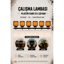 C9 Çalışma Lambası Plastik Kare 6'lı LED Bar