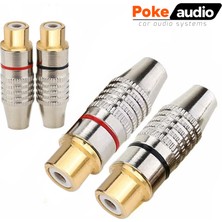 Poke Dişi Rca Tos Fiş Metal Gold 2 Adet PK-6781