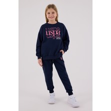U.s. Polo Assn Kız Çocuk Lacivert Eşofman Takımı