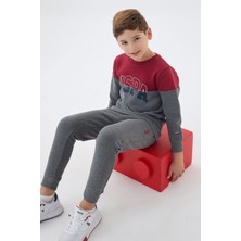 U.S. Polo Assn. Erkek Çocuk Eşofman Takım Bordo Renk 5-6 Yaş İçin Rahat ve Şık