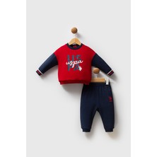 USB2536 - Kırmızı - U.s. Polo Assn Bebek Erkek Bebek 2li Takım