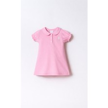 U.s. Polo Assn. Kız Bebek Pembe Elbise