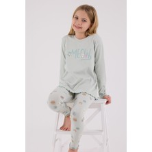 Rolypoly RP3700-2 Kız Çocuk Kışlık Ikili Pijama Takım