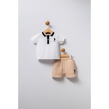 U.S. Polo Assn. Erkek Bebek Krem Bebek Takım