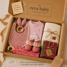 Reva Baby 7 Parçalı Bebek Hediye Seti - Özel Kraft Kağıt Sargılı