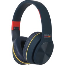 Nilox Oracle Redbull Racing Klasik Kafa Üstü Bluetooth Kablosuz Kulaklık (Orijinal Lisanslı Ürün)