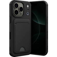 Dorasan Apple iPhone 17 Pro Max Kelvin Kartvizitli Silikon - Siyah