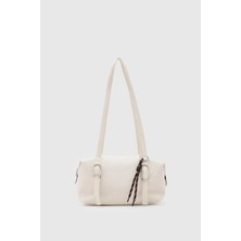 Shule Bags Gia Charmlı Oval Çanta Krem