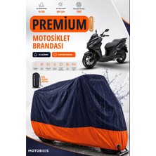 Motobros Motosiklet Brandası Sym Jet 14 Motor Brandası Motor Örtüsü Su Geçirmez Paraşüt Kumaş Uv Korumalı Premium