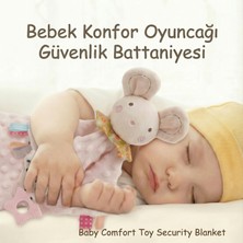 Babi Zoo Diş Kaşıyıcılı Güvenli Bebek Uyku Arkadaşı, Unisex Peluş Sarılma Oyuncağı Bpa Azo Yok