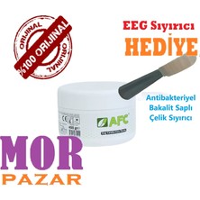 Afc Eeg Pastası 400GR Eeg Paste Hipoallerjeniktir  + Bakalit Saplı Çelik EEG Sıyırıcı Hediye