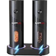 MPIA PG-5 Şarjlı Baharat Öğütücü İkili Set 100ML Hazne