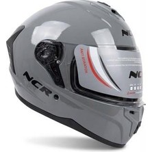 Ncr Kask M70 Kapalı Çeneli E-Ce Belgeli Cool Gri