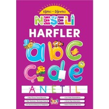 Ecoflex Neşeli Harfler Eğitici ve Öğretici 1 Adet Okul Öncesi Harfleri Öğrenme ve Alıştırma Kitabı