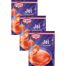 Dr. Oetker Jel Çilek Aromalı 100 gr x 3 Adet