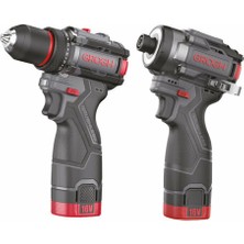 Grogh 16V 2\'li Combo Matkap & Vidalama Set-1 GRX9161S 2xakülü A Kalite
