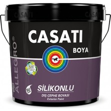 Casati Allegro Silikonlu Dış Cephe Boyası 20 kg Beyaz