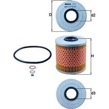 Mahle Yag Fıltresı Bmw M40 M42 M43 E30 E36 E34