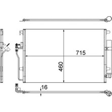 Mahle Klıma Radyatoru Mercedes Sprınter B906 B907 B910 . Vw Crafter 30-35-50
