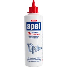Apel D3 Iskelet Tutkalı Şeffaf Ahşap Tutkalı 650 gr Su Bazlı Pva Güçlü Ahşap Yapıştırıcı Mobilya ve Marangoz Tutkalı WG90