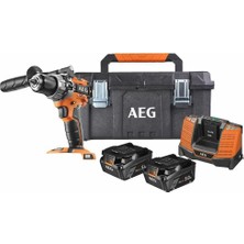Aeg BSB18C2BL-502TB Akülü Kömürsüz Darbeli Matkap 65NM (2X5.0AH) (4935498181)