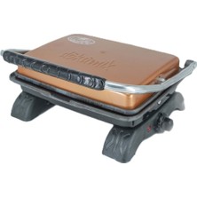 Empressco Demir Döküm Rose Gold Tost Makinesi ve Izgara, 1800W, 4-6 Dilim