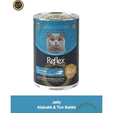 Reflex Plus Jelly Jöle İçinde Et Parçacıklı Alabalıklı ve Ton Balıklı Yetişkin Kedi Konserve Maması 400 gr