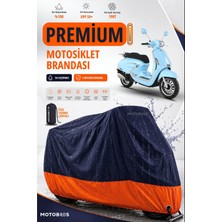 Motobros Motosiklet Brandası Rks Bitter Motor Brandası Motor Örtüsü Su Geçirmez Paraşüt Kumaş Uv Korumalı Premium