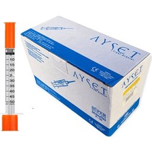 Ayset 0.5 ml 0,30*8MM(30GX5/16) Süper Enjektör 50 Adet