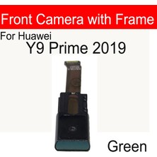 Tabaş Huawei Y9 Prime 2019 ile Uyumlu Ön Kamera Green Yeşil